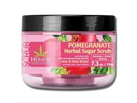 Hempz Pomegranate Herbal Sugar Scrub, Aloe & Shea Butter, 7.3 oz/176 g - thumbnail 1