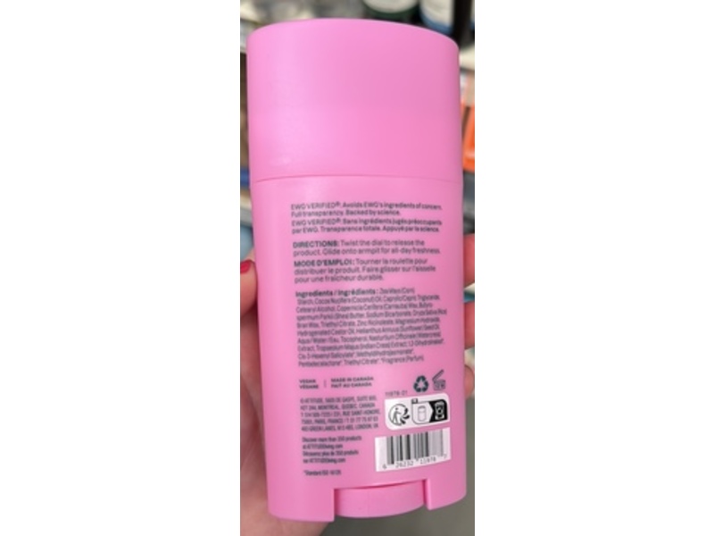 Attitude Super Leaves Deodorant, Coconut & Wild Berries, 2.64 oz/75 g