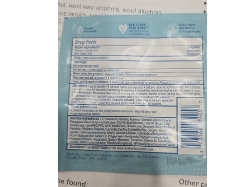 Blue Lizard Kids Mineral Sunscreen, SPF 50, 0.17 fl oz/5 mL