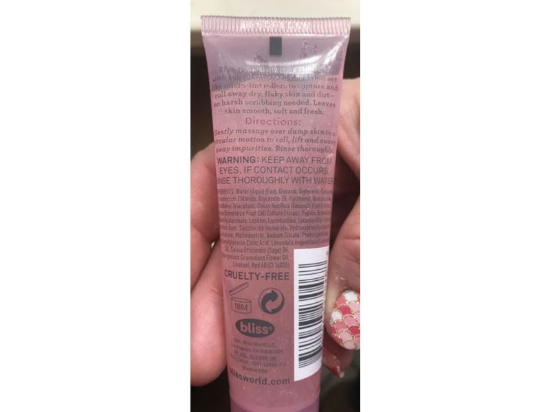 Bliss Jelly Glow Peel Gentle Exfoliator, Fruit Enzymes, 1.0 fl oz/30 mL