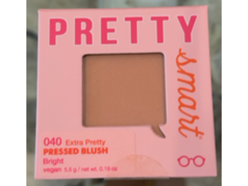 Pretty Smart Extra Pretty Pressed Blush, Bright, 0.19 oz/5.5 g