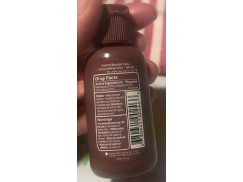 Vacation Instant Browning Lotion, SPF 30, 1 fl oz/30 mL