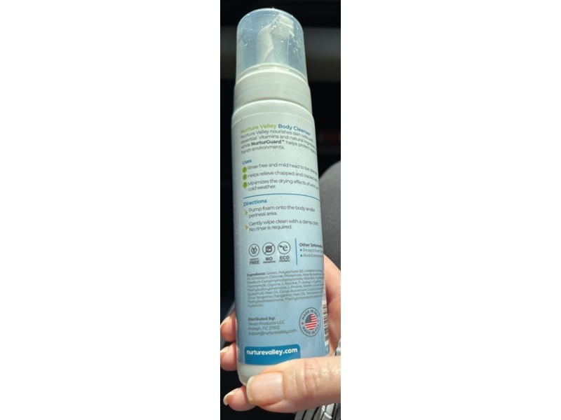 Nurture Valley Body Cleanser, 8 fl oz/235 mL, Pack Of 3