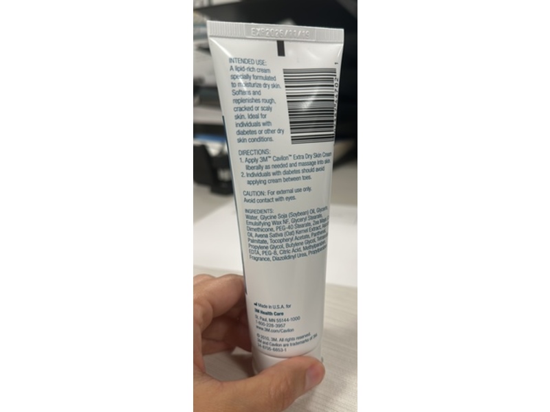 3M Cavilon Extra Dry Skin Cream, 4 fl oz/118 mL