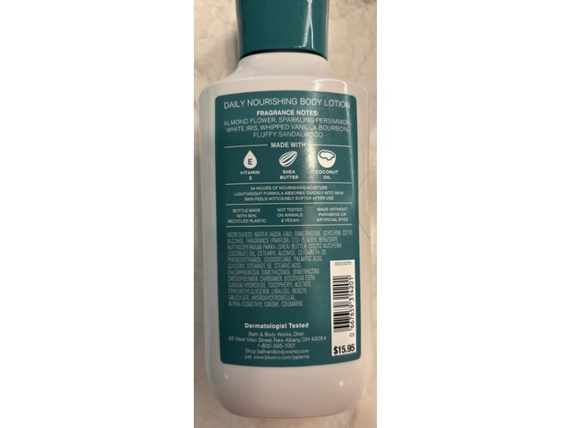 Bath & Body Works Daily Nourishing Body Lotion, Magic In The Air, 8 fl oz/236 mL