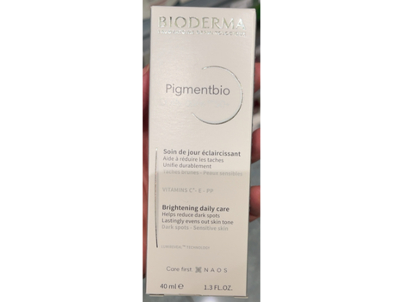 Bioderma Pigmentbio Daily Care Cream, 1.3 fl oz/40 mL