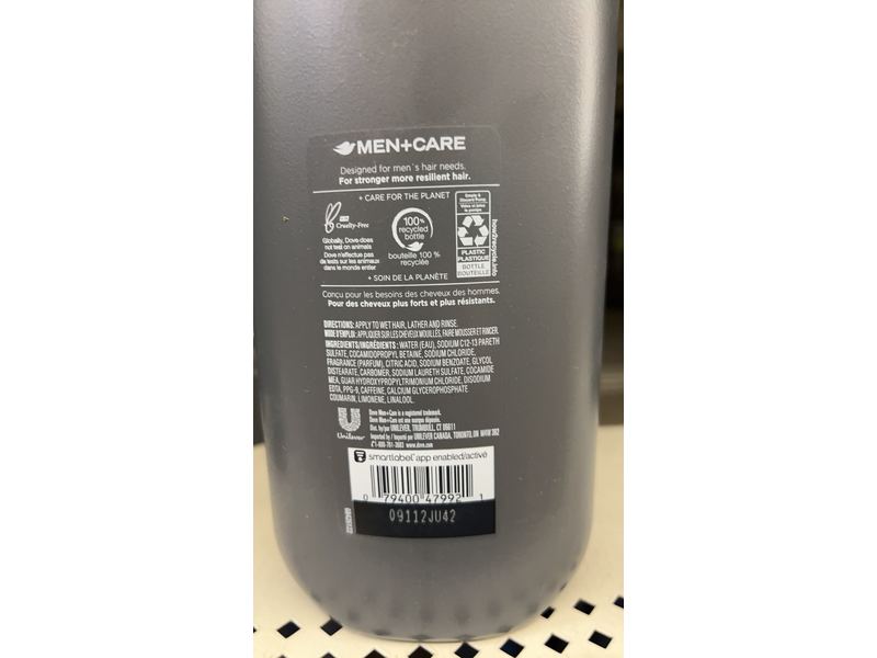 Dove Men +Care 2-In1 Shampoo + Conditioner, Thick + Strong, 31 fl oz/917 mL