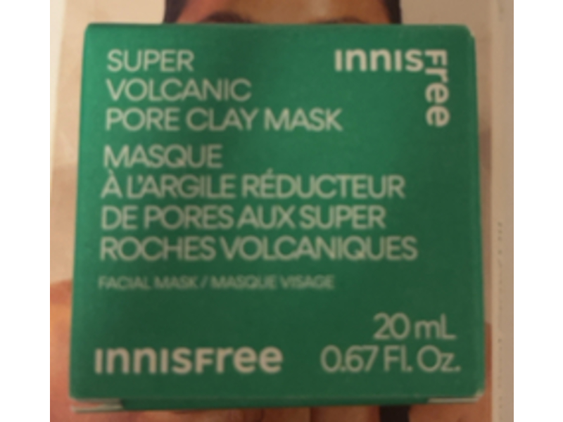Innisfree Super Volcanic Pore Clay Facial Mask, 0.67 fl oz/20 mL