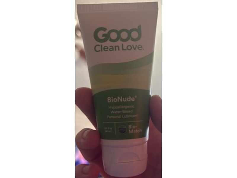 Good Clean Love Bionude Hypoallergenic Water-Based Lubricant, 1.48 fl oz/44 mL