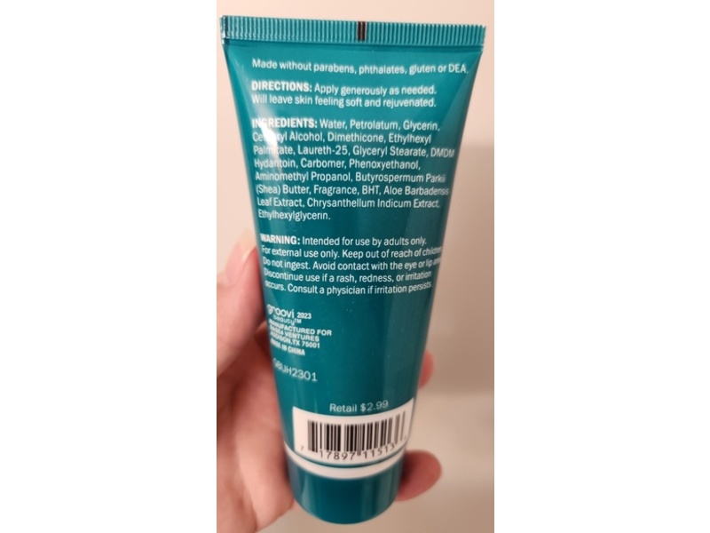 Groovi Beauty Sweet Shimmer Peppermint Hand Lotion, 3 fl oz/88.72 mL