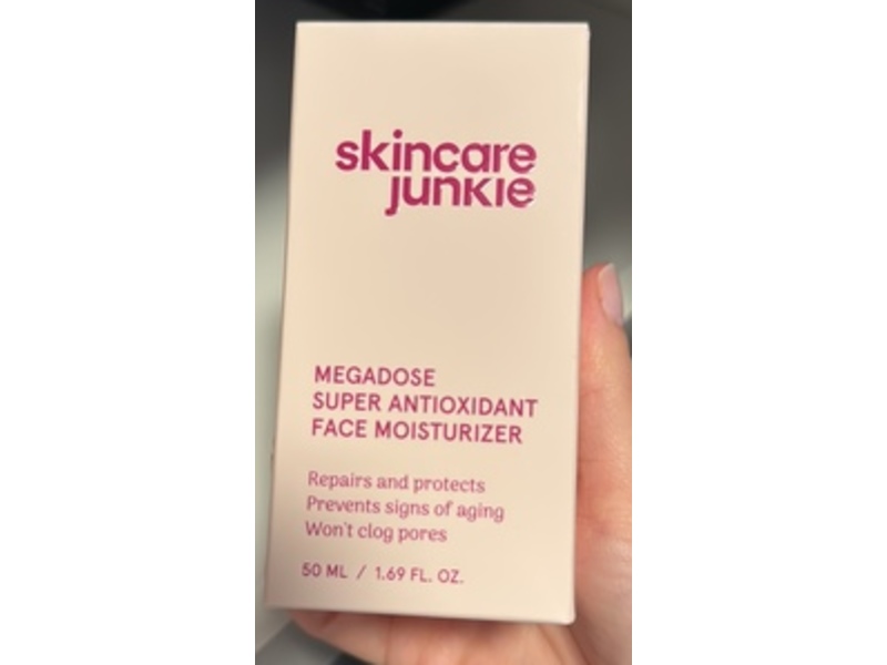 Skincare Junkie Megadose Super Antioxidant Face Moisturizer, 1.69 fl oz/50 mL
