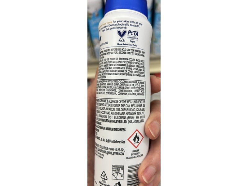 Dove Antiperspirant, Original, 5.07 oz