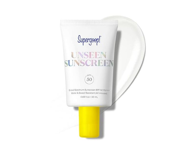 Supergoop! Unseen Sunscreen, SPF 50 PA+++, 0.68 fl oz/20 mL