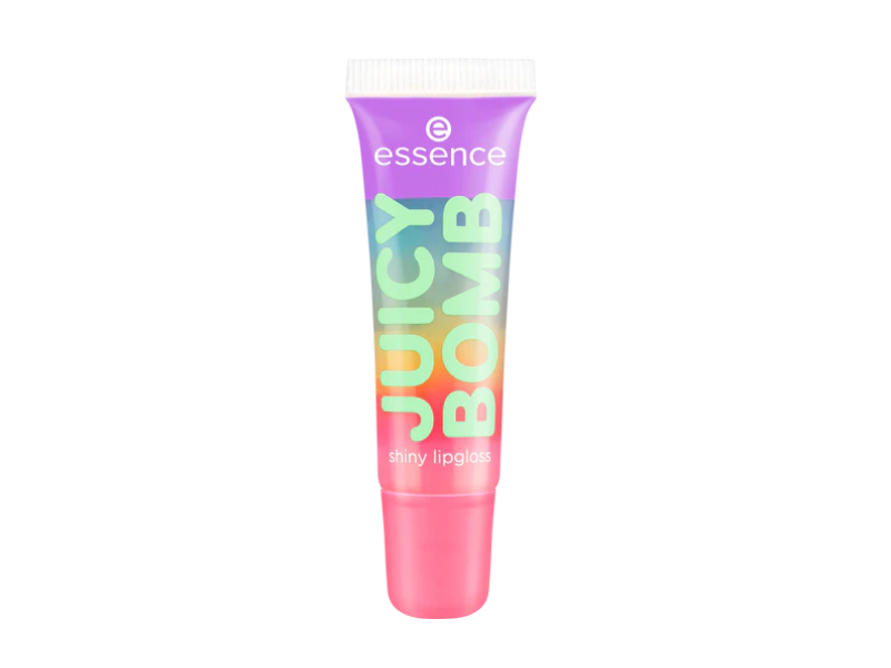 Essence Juicy Bomb Party Shiny Lip Gloss, 01 Bubblegum Bliss, 0.33 fl oz/10 mL