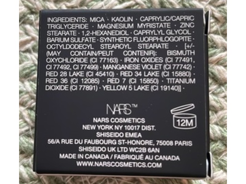 Nars Powder Mini Blush, Behave, 0.09 oz/2.5 g