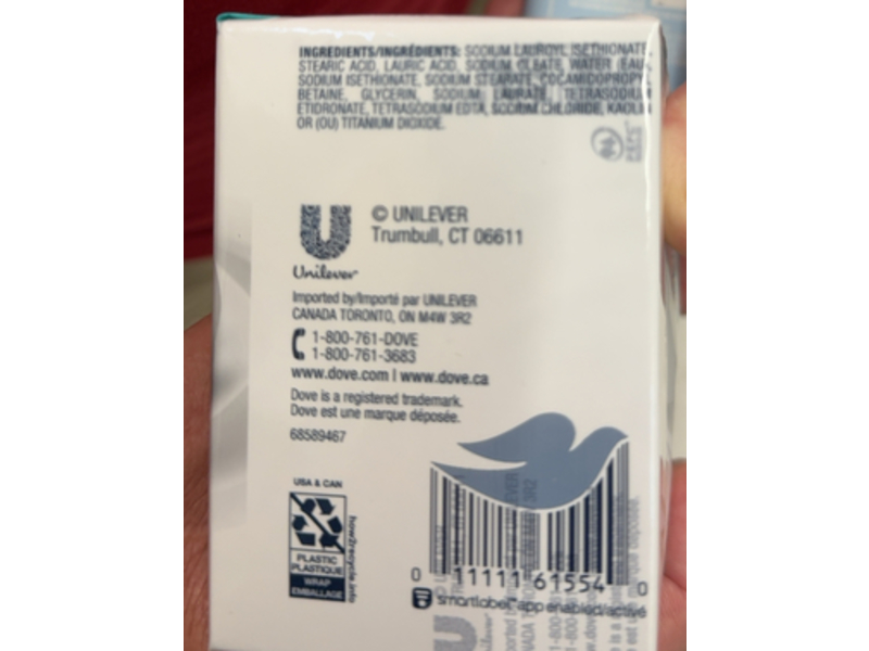 Dove Sensitive Skin Beauty Bar, 3.75 oz/106 g, 4 Count