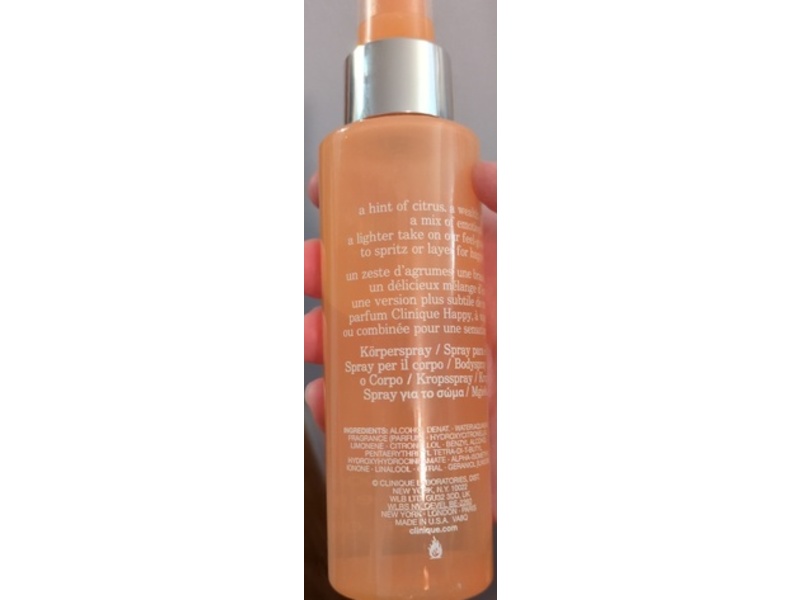 Clinique Happy Body Spritz, 4.2 fl oz