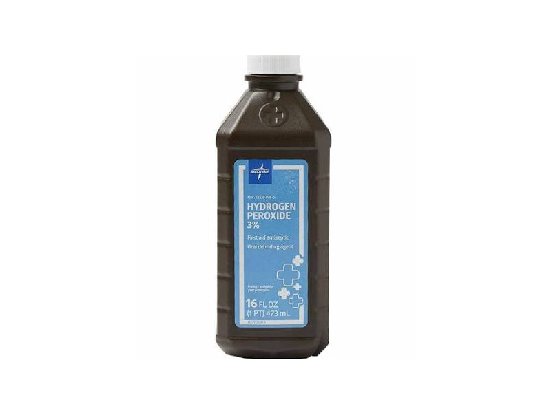 Medline Antiseptic Solution, Hydrogen Peroxide 3%, 16 fl oz/473 mL