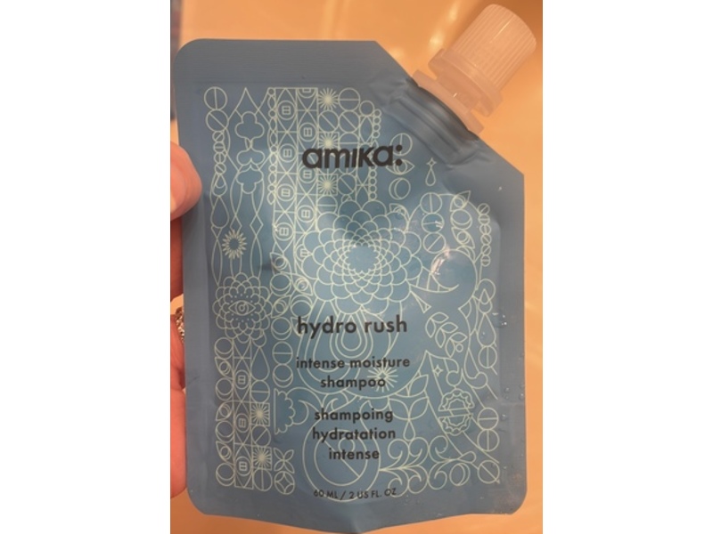 Amika Hydro Rush Intense Moisture Shampoo, 2 fl oz/60 mL