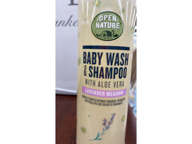 Open Nature Baby Wash & Shampoo, Lavender Meadow, 12 fl oz / 355 mL