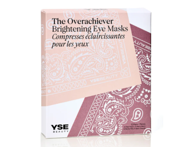 Yse Beauty The Overachiever Brightening Eye Masks, Bandana Print, 12 Pairs