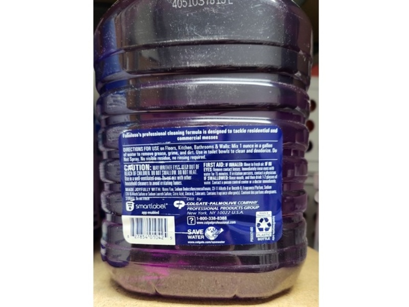 Fabuloso Professional All Purpose Cleaner & Degreaser, Lavender, 1Gallon/3.78 L, Pack of 4