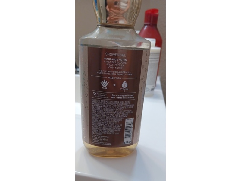 Bath & Body Works Shower Gel, Cozy Evening, 10 fl oz/295 mL