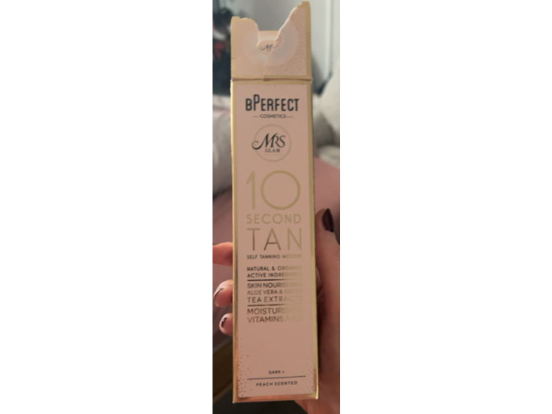 BPerfect Mrs Glam Self Tanning Mousse, Dark Peach Scented, 175 mL