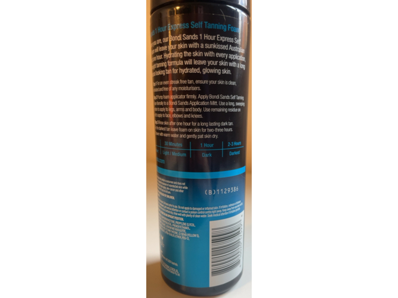 Bondi Sands Self Tanning Foam 1 Hour Express, 5.07 fl oz/150 mL