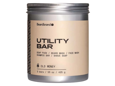 Beardbrand Utility Bar, Old Money, 15 oz/425 g