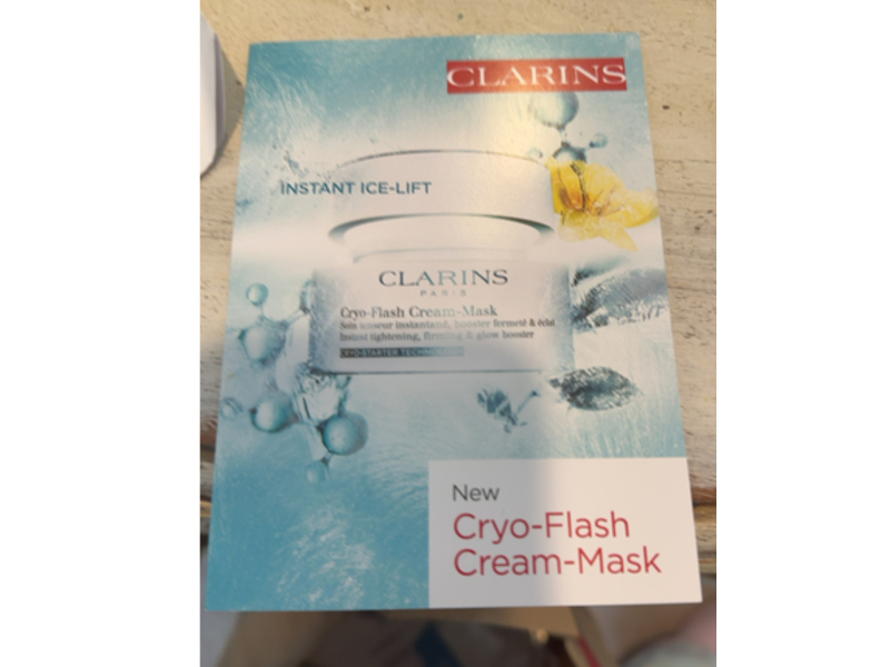 Clarins Paris Cryo-Flash Cream-Mask, 0.1 oz/4.5 mL