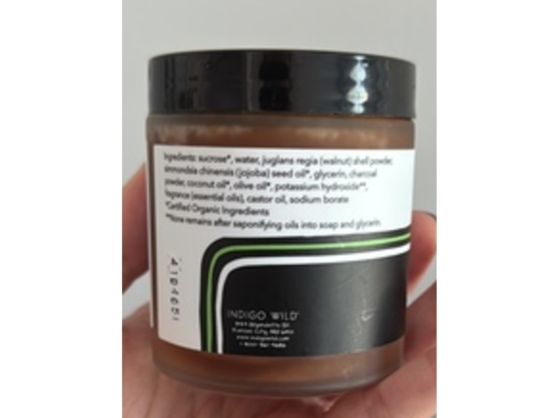 Indigo Wild Zum Face Facial Scrub, Rosemary-Mint & Walnut Sugar, 4 oz
