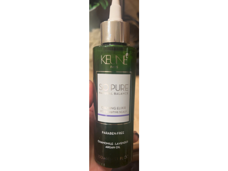 Keune So Pure Natural Balance Calming Elixir, Chamomile, Lavender & Argan Oil, 5.1 fl oz/150 mL