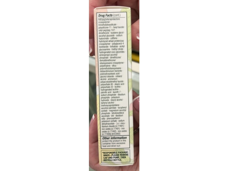 Clinque Even Better Clinical Vitamin Makeup Foundation, SPF 45, LC1 Light Cool 1, 1 fl oz/30 mL