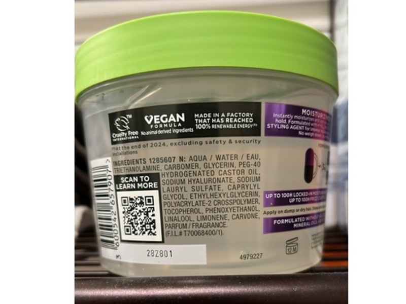 Garnier Fructis Flexi Hold Curls Moisturizing Gel, 12.5 fl oz/370 mL