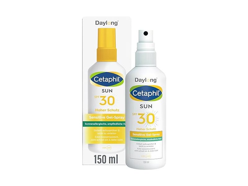 Cetaphil Sun Sensitive Gel Spray, SPF 30, 150 mL