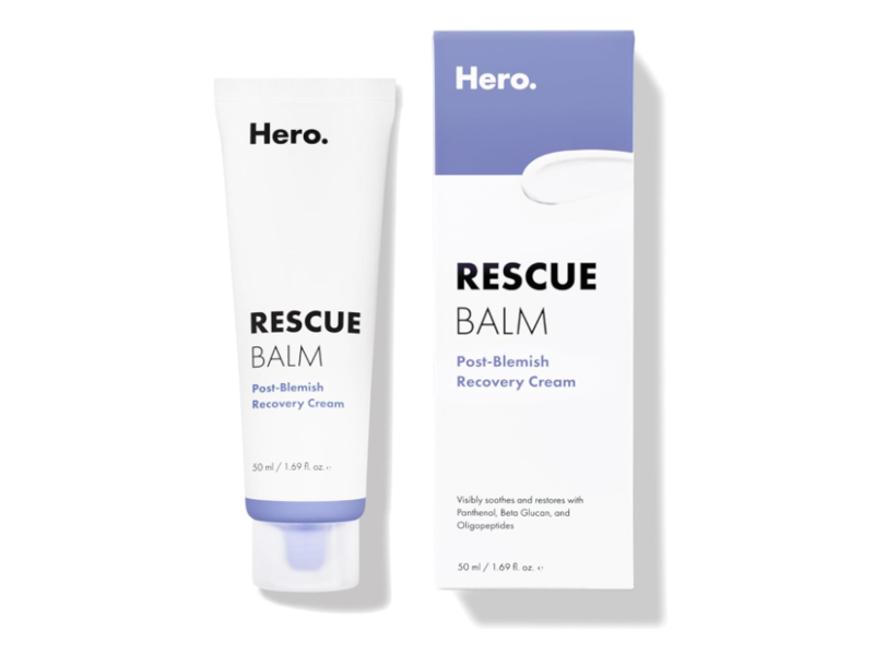 Hero Cosmetics Rescue Balm Post-Blemish Recovery Cream, 1.69 fl oz/50 mL