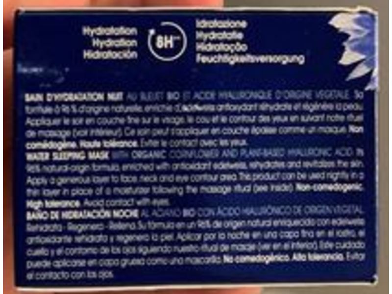 Klorane Revitalizing Water Sleeping Mask 1.6 Fl Oz