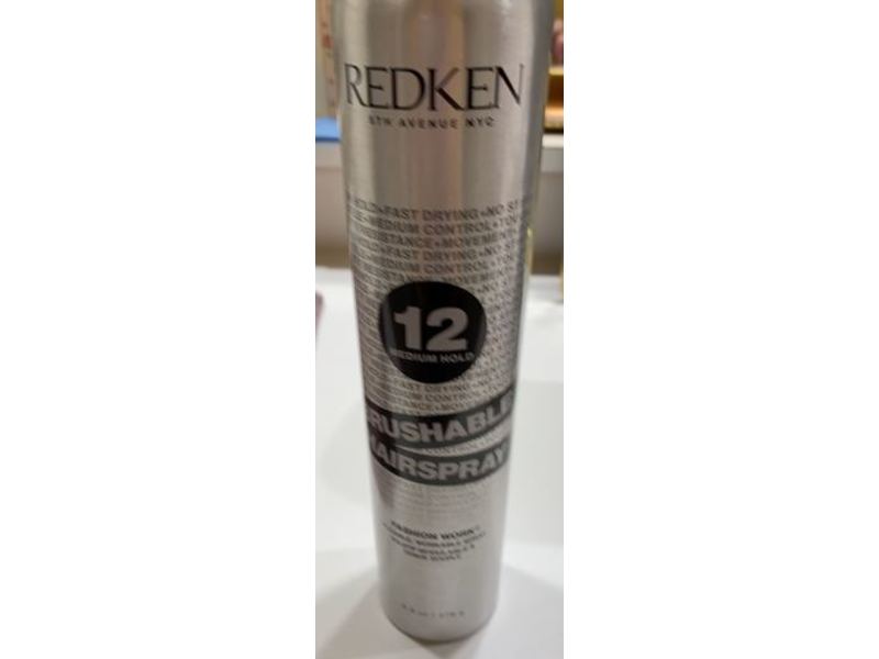 Redken Brushable Hair Spray, 12 Medium Hold, 9.8 oz/278 g