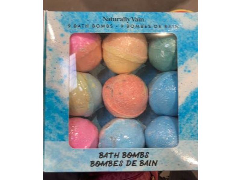 Naturally Vain 9 Bath Bombs Set