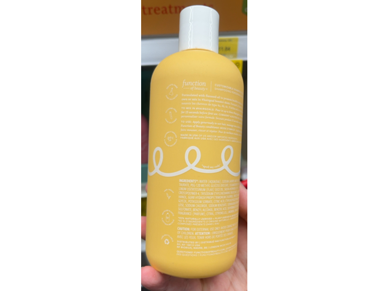 Function Of Beauty Coily Hair Shampoo, Flaxseed Oil, 11 fl oz