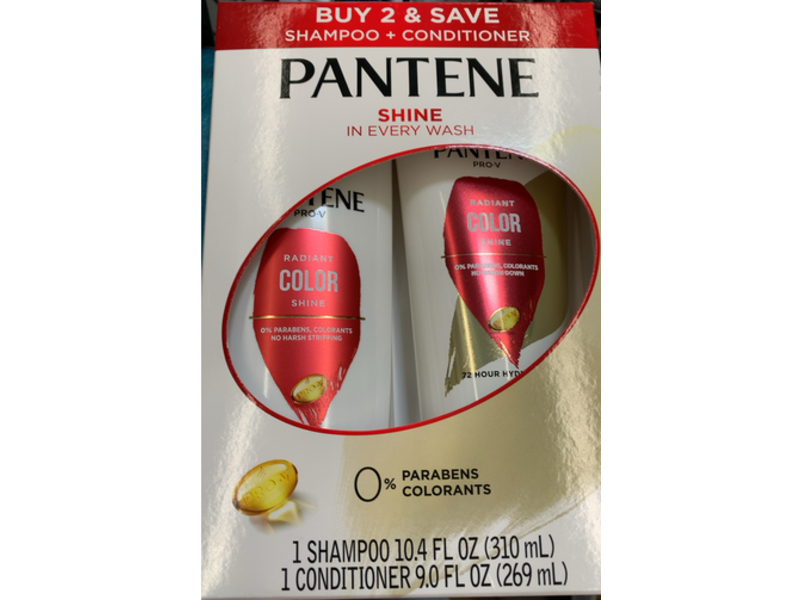 Pantene Pro-V Radiant Color Shine Shampoo + Conditioner, Pack Of 2