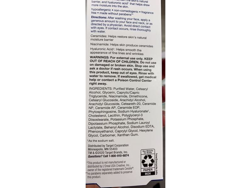 Up & Up Night Time Facial Moisturizing Lotion, 3 fl oz/89 mL