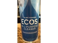 Ecos All-Purpose Cleaner, Free & Clear, 26 fl oz/769 mL - thumbnail 1