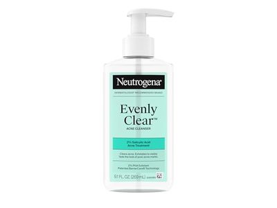 Neutrogena Evenly Clear Acne Cleanser, 9.1 fl oz/260 mL