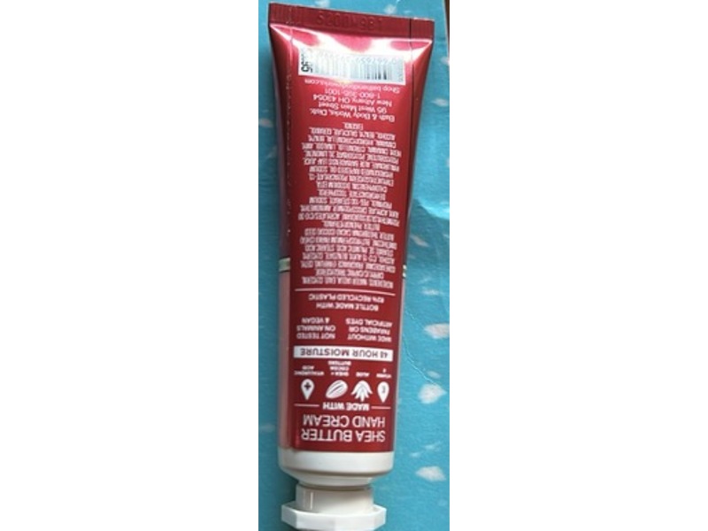 Bath & Body Works Shea Butter Hand Cream, Winter Candy Apple, 1fl oz/29 mL