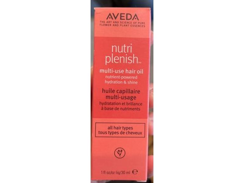 Aveda Nutriplenish Multi Use Hair Oil, 1 fl oz/30 mL