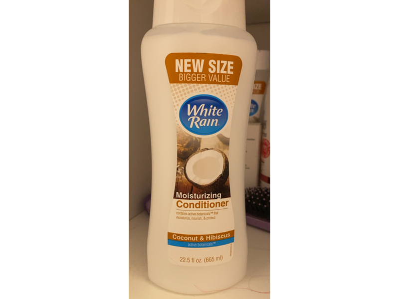 White Rain Moisturizing Conditioner, Coconut & Hibiscus, 22.5 fl oz/665 mL