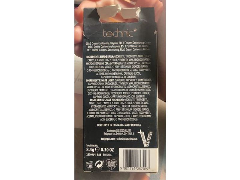 Technic Cream Contour Stix, 0.30 oz/8.4 g