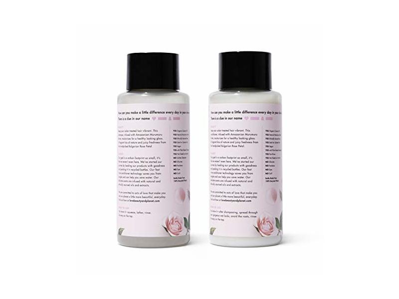 Love Beauty & Planet Shampoo & Conditioner, Blooming Color, 13.5 fl oz/400 mL, Pack Of 2